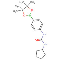 874297-80-0 1-Cyclopentyl-3-[4-(4,4,5,5-tetramethyl-1,3,2-dioxaborolan-2-yl)phenyl]urea chemical structure