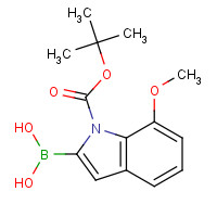 913835-81-1 [1-(tert-butoxycarbonyl)-7-methoxy-1H-indol-2-yl]boronic acid chemical structure