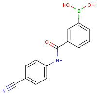850567-36-1 {3-[(4-Cyanophenyl)carbamoyl]phenyl}boronic acid chemical structure