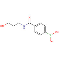 913835-29-7 {4-[(3-Hydroxypropyl)carbamoyl]phenyl}boronic acid chemical structure