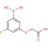 913835-56-0 [3-(Dihydroxyboryl)-5-fluorophenoxy]acetic acid chemical structure