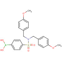 913835-48-0 {4-[Bis(4-methoxybenzyl)sulfamoyl]phenyl}boronic acid chemical structure