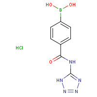 850568-31-9 [4-(1H-Tetrazol-5-ylcarbamoyl)phenyl]boronic acid hydrochloride (1:1) chemical structure