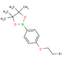 913836-27-8 2-[4-(2-Bromoethoxy)phenyl]-4,4,5,5-tetramethyl-1,3,2-dioxaborolane chemical structure