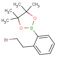 850567-53-2 2-[2-(2-Bromoethyl)phenyl]-4,4,5,5-tetramethyl-1,3,2-dioxaborolane chemical structure
