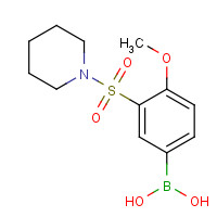 874219-18-8 [4-Methoxy-3-(1-piperidinylsulfonyl)phenyl]boronic acid chemical structure