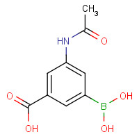 108749-15-1 3-Acetamido-5-(dihydroxyboryl)benzoic acid chemical structure