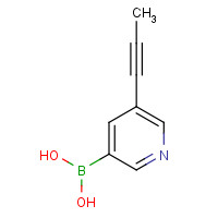 917471-30-8 [5-(1-Propyn-1-yl)-3-pyridinyl]boronic acid chemical structure