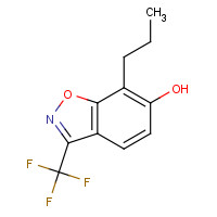 194608-88-3 7-Propyl-3-(trifluoromethyl)-1,2-benzoxazol-6-ol chemical structure