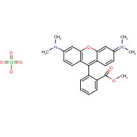 115532-50-8 6-(Dimethylamino)-9-[2-(methoxycarbonyl)phenyl]-N,N-dimethyl-3H-xanthen-3-iminium perchlorate chemical structure