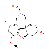 122584-14-9 (4aR,8aR)-1-Bromo-3-methoxy-6-oxo-5,6,9,10-tetrahydro-4aH-[1]benzofuro[3a,3,2-ef][2]benzazepine-11(12H)-carbaldehyde chemical structure