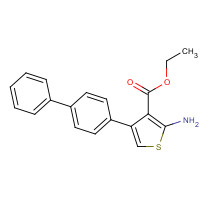307343-50-6 ethyl 2-amino-4-(biphenyl-4-yl)thiophene-3-carboxylate chemical structure