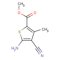61320-65-8 Methyl 5-amino-4-cyano-3-methyl-2-thiophenecarboxylate chemical structure