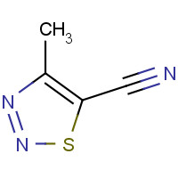 175136-68-2 5-Cyano-4-methyl-1,2,3-thiadiazole chemical structure