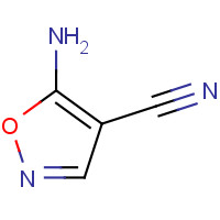 98027-17-9 4-Isoxazolecarbonitrile, 5-amino- chemical structure