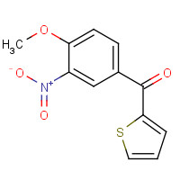 66938-50-9 (4-Methoxy-3-nitrophenyl)(2-thienyl)methanone chemical structure