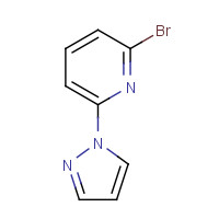 123640-41-5 2-Bromo-6-(1H-pyrazol-1-yl)pyridine chemical structure