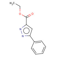 13599-12-7 1H-pyrazole-3-carboxylic acid, 5-phenyl-, ethyl ester chemical structure