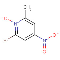 60323-99-1 2-Bromo-6-methyl-4-nitropyridine 1-oxide chemical structure