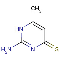6307-44-4 2-amino-6-methylpyrimidine-4-thiol chemical structure