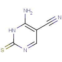 16462-26-3 4-amino-2-sulfanylpyrimidine-5-carbonitrile chemical structure