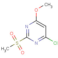 89466-55-7 4-Chloro-6-methoxy-2-(methylsulfonyl)pyrimidine chemical structure