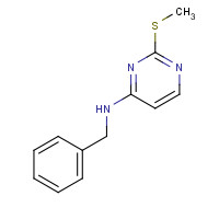 91719-61-8 N-Benzyl-2-(methylsulfanyl)pyrimidin-4-amine chemical structure