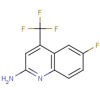 1116339-59-3 6-Fluoro-4-(trifluoromethyl)-2-quinolinamine chemical structure