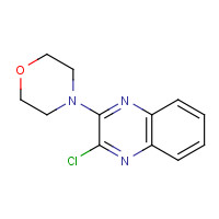 6641-44-7 2-chloro-3-(morpholin-4-yl)quinoxaline chemical structure