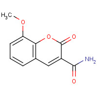 1278-88-7 8-Methoxy-2-oxo-2H-chromene-3-carboxamide chemical structure