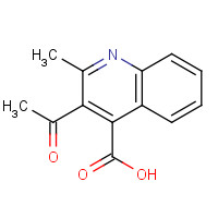 106380-95-4 3-Acetyl-2-methylquinoline-4-carboxylic acid chemical structure
