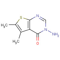 32973-77-6 3-Amino-5,6-dimethyl-3H-thieno[2,3-d]pyrimidin-4-one chemical structure
