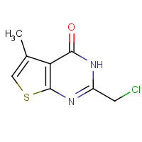 568577-81-1 2-(chloromethyl)-5-methylthieno[2,3-d]pyrimidin-4(3H)-one chemical structure