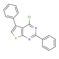 83548-63-4 4-chloro-2,5-diphenylthieno[2,3-d]pyrimidine chemical structure