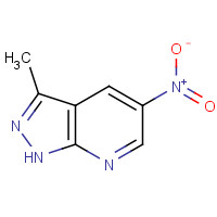 62908-83-2 3-Methyl-5-nitro-1H-pyrazolo[3,4-b]pyridine chemical structure