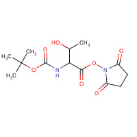 63076-44-8 2,5-Dioxo-1-pyrrolidinyl N-{[(2-methyl-2-propanyl)oxy]carbonyl}threoninate chemical structure