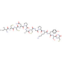 115797-06-3 L-Isoleucyl-L-cysteinyl-L-cysteinyl-L-asparaginylprolyl-L-alanyl-L-cysteinylglycyl-L-prolyl-L-lysyl-L-tyrosyl-L-seryl-L-cysteinamide chemical structure