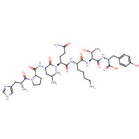 167095-71-8 D-Histidyl-L-prolyl-D-leucyl-L-glutaminyl-L-lysyl-L-threonyl-D-tyrosine chemical structure