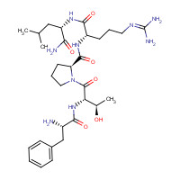 104191-78-8 L-Phenylalanyl-L-threonyl-L-prolyl-N<sup>5</sup>-(diaminomethylene)-L-ornithyl-L-leucinamide chemical structure