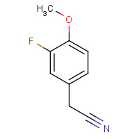 404-90-0 3-Fluoro-4-methoxybenzyl cyanide chemical structure