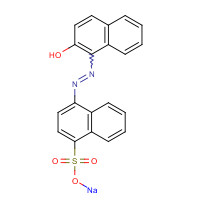 1658-56-6 Sodium 4-[(2-hydroxy-1-naphthyl)diazenyl]-1-naphthalenesulfonate chemical structure