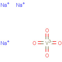 13721-39-6 sodium tetraoxovanadate(3-) chemical structure