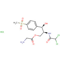 2611-61-2 Thiamphenicol glycinate hydrochloride chemical structure