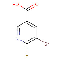 29241-63-2 5-Bromo-6-fluoronicotinic acid chemical structure