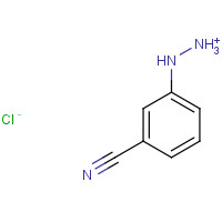 2881-99-4 3-Hydrazinobenzonitrile hydrochloride (1:1) chemical structure