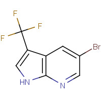 1150618-36-2 5-Bromo-3-(trifluoromethyl)-1H-pyrrolo[2,3-b]pyridine chemical structure