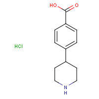 149353-84-4 4-(Piperidin-4-yl)benzoic acid hydrochloride (1:1) chemical structure