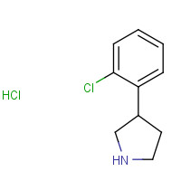 1095545-14-4 3-(2-Chlorophenyl)pyrrolidine hydrochloride (1:1) chemical structure