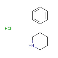 19509-09-2 3-Phenylpiperidine hydrochloride (1:1) chemical structure