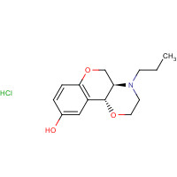 300576-59-4 (4aR,10bR)-4-Propyl-3,4,4a,10b-tetrahydro-2H,5H-chromeno[4,3-b][1,4]oxazin-9-ol hydrochloride (1:1) chemical structure